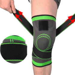 Set 2 Genunchiere Elastice Ajustabile Cu Bretele si Compresie