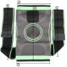 Set 2 Genunchiere Elastice Ajustabile Cu Bretele si Compresie